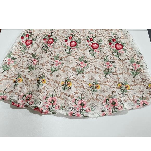 Belle by Badgley Mischka Eve Dress Floral Lace Size 8 NWT - Picture 3 of 14